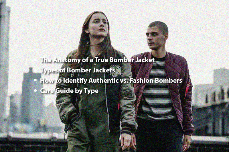 types of bomber jackets