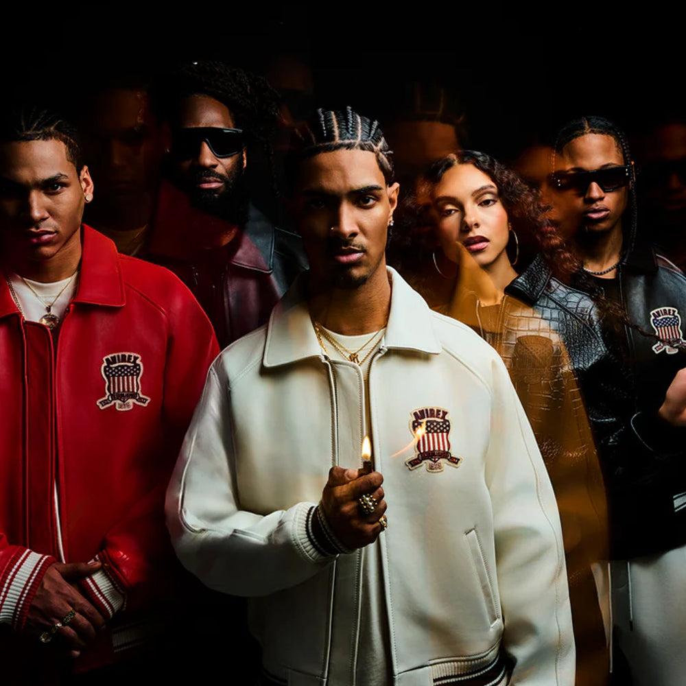 White Avirex Varsity Bomber Jacket – Embroidered Crest, Classic Street Style Jacket - bombersflight