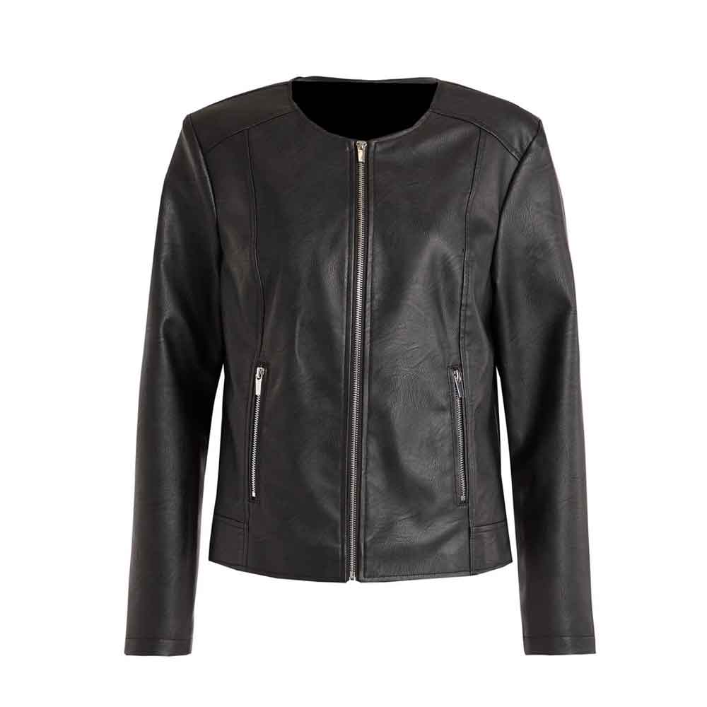 i*n様 Scye No Collar Biker Jacket Distric Biker Jacket No Collar | Buy Lambskin Leather Jacket