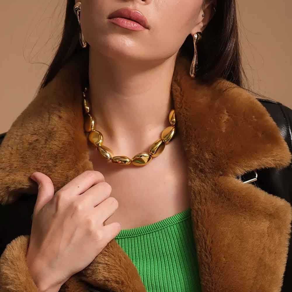 Luxury Shearling Jacket In Black Leather