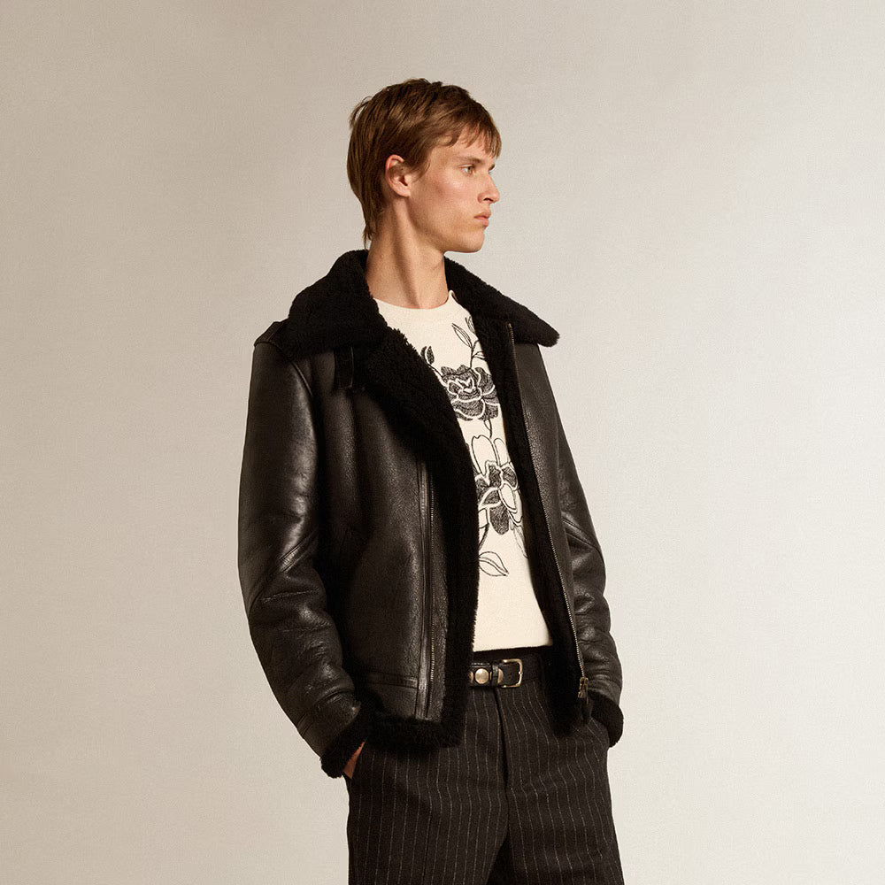 B3 Bomber Leather Flight Jacket