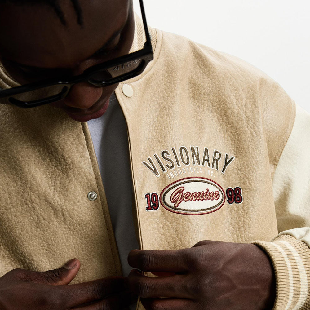 Varsity Letterman Bomber Jacket