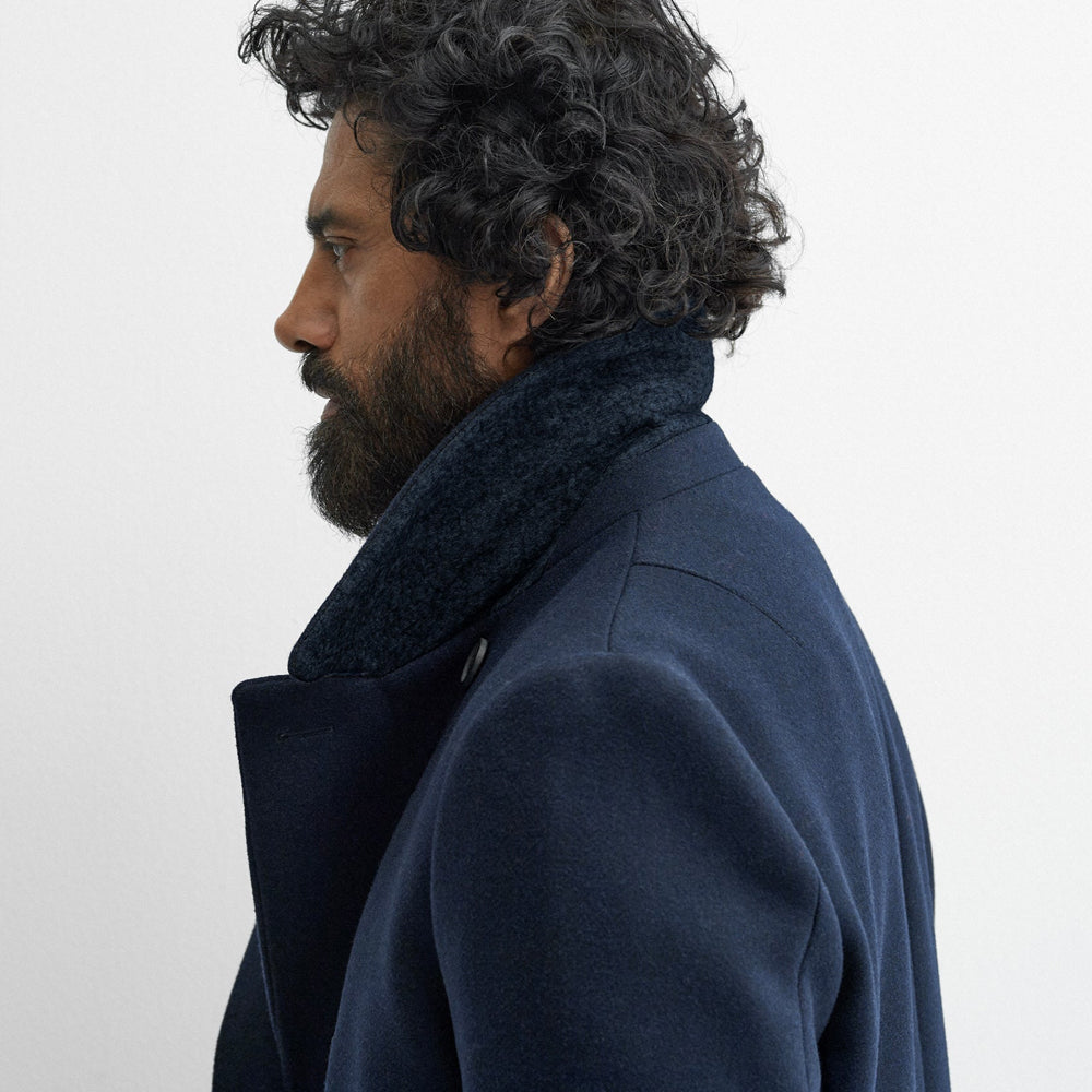 Navy Blue Royal Pea Coat