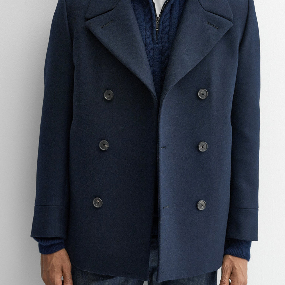 Navy Blue Royal Pea Coat