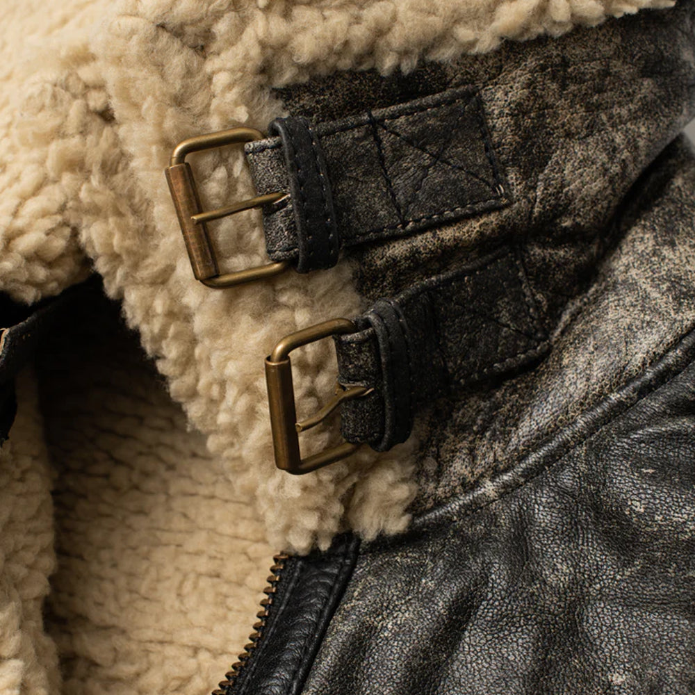 Men's Vintage Shearling Jacket