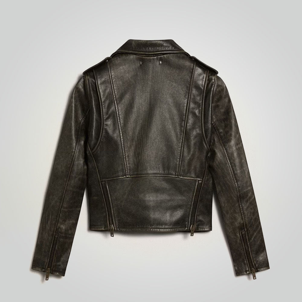 Motorbike Leather Biker Jacket