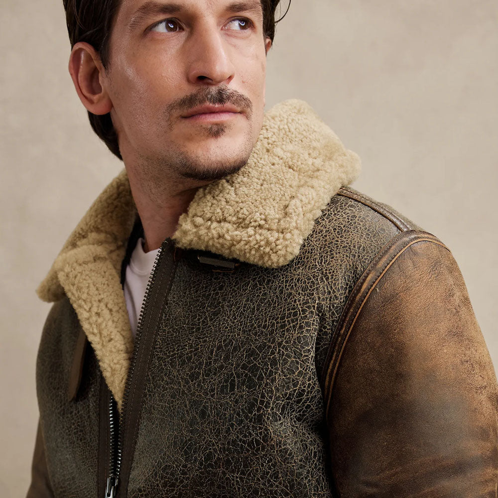 Leather Bomber Jacket