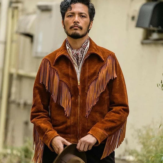 men wearing a cowboy jacket