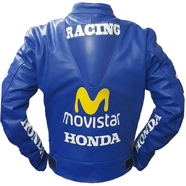 Honda Repsol Cx Cowhide Motorbike Leather Jacket On Sale - bombersflight
