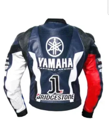 Men’s Yamaha Racing Motorcycle Jacket Trending Yamaha Motorbike Leather Jacket - bombersflight