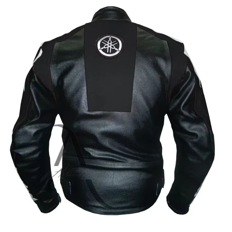Yamaha Racing Motorcycle Jacket Trending Genuine Motorbike Leather Jacket - bombersflight