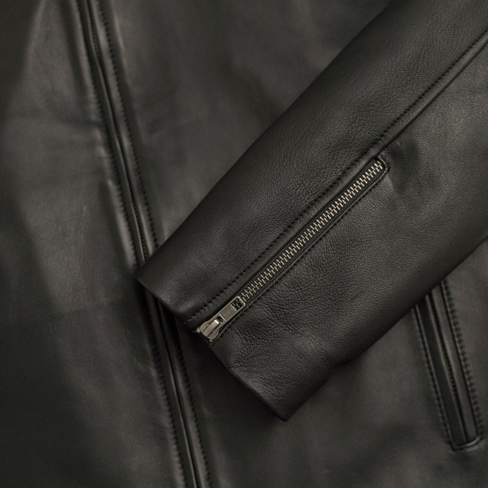 Racer Leather Moto Jacket