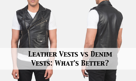 Leather Vests vs Denim Vests