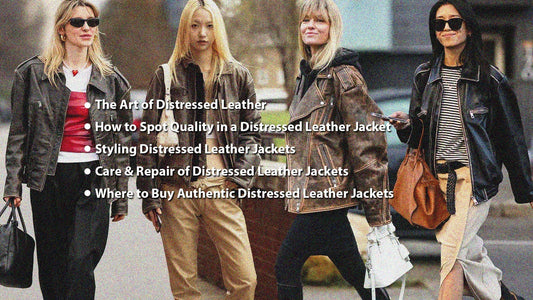 distressed leather jackets