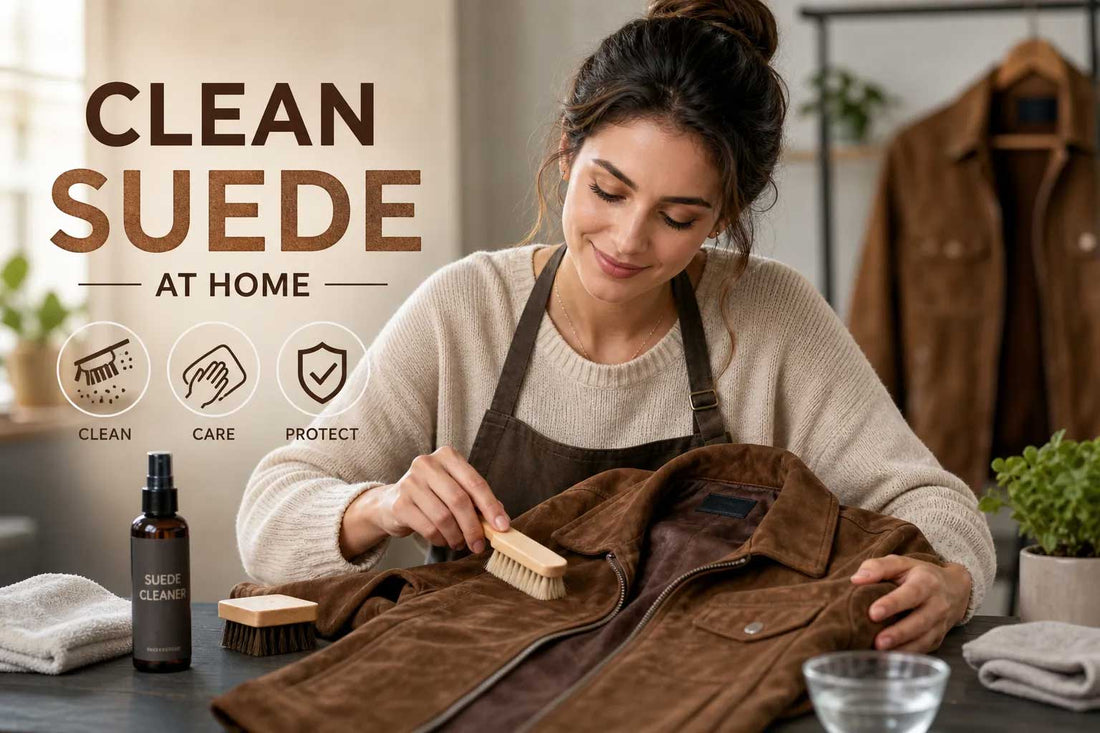 How to clean suede jacket at home