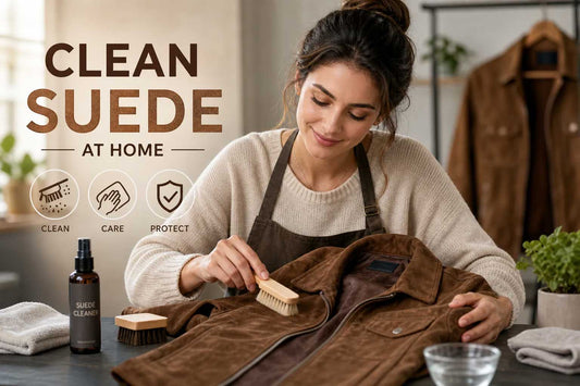 How to clean suede jacket at home