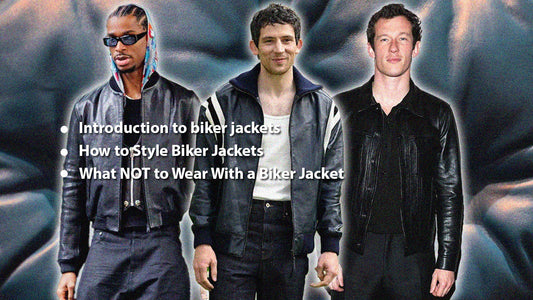  what to wear with leather biker jacket