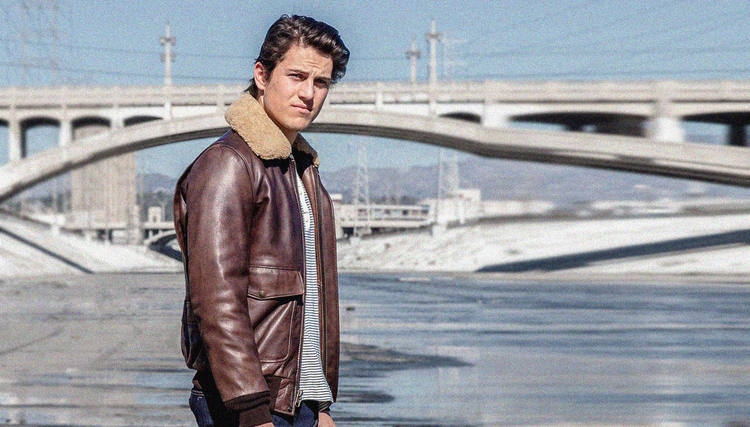 brown g1 aviator jacket