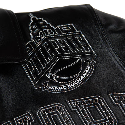 pelle pelle embroidery closeup
