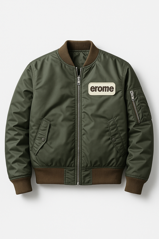 MA1 Erome Patched Bomber Jacket for Men - bombersflight