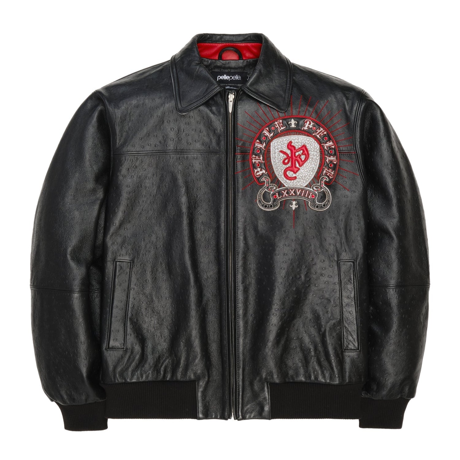 Pelle Pelle Black Immortal Leather Jacket - bombersflight