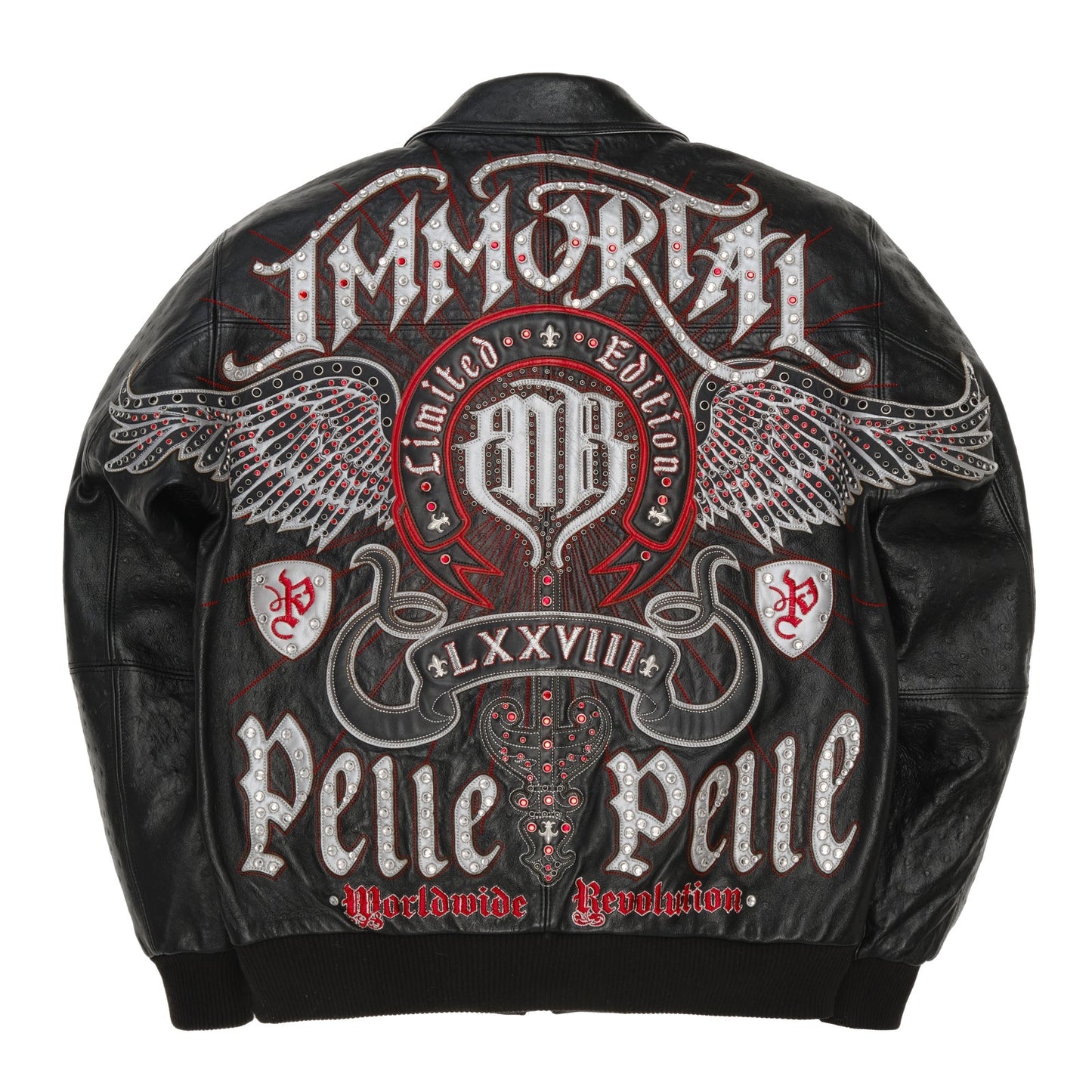 Pelle Pelle Black Immortal Leather Jacket