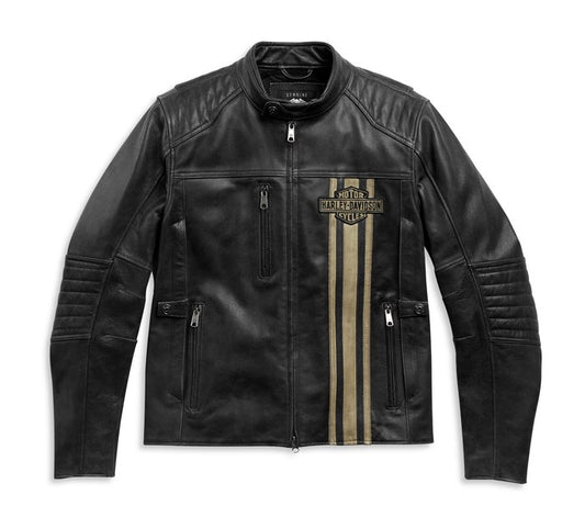 Harley Davidson Jacket Multi Pockets Motorbike Leather Jacket - bombersflight