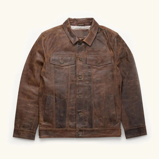 Leather Trucker Jacket
