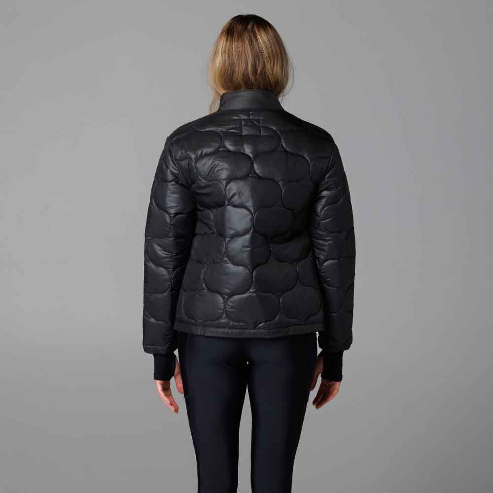 Quilted Bomber Jacket back side