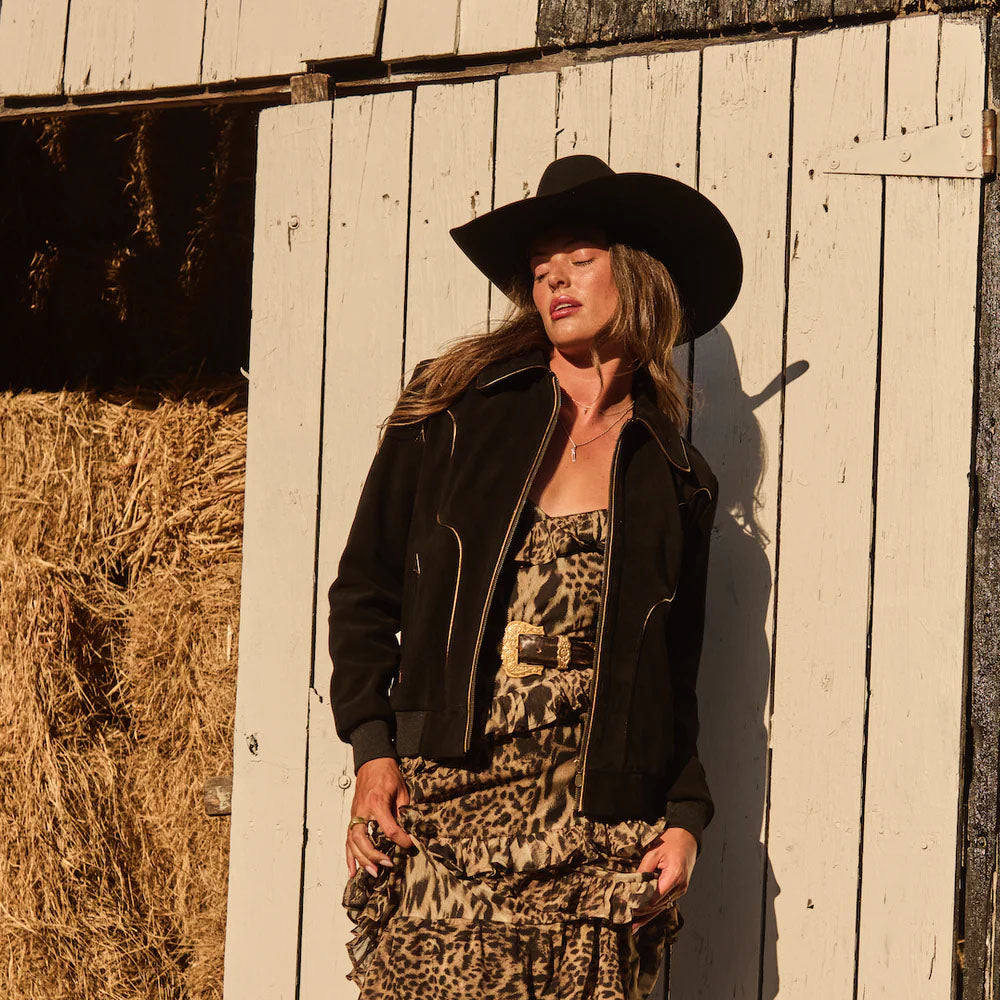 Women Western Bomber Jacket