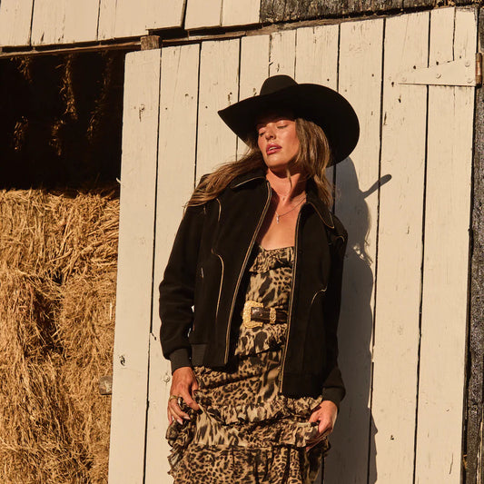 Women Western Bomber Jacket