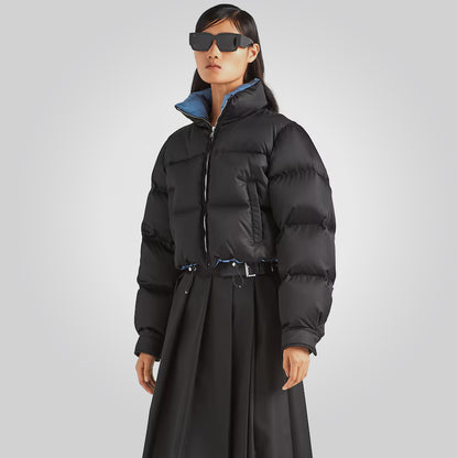 Women's Black Puffer Jacket