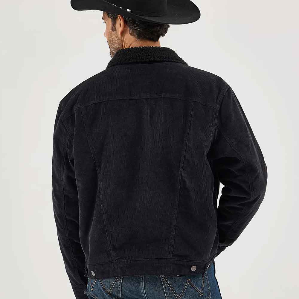 Black Corduroy Jacket for Men