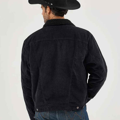 Black Corduroy Jacket for Men
