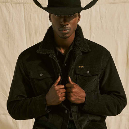 Black Corduroy Jacket for Men