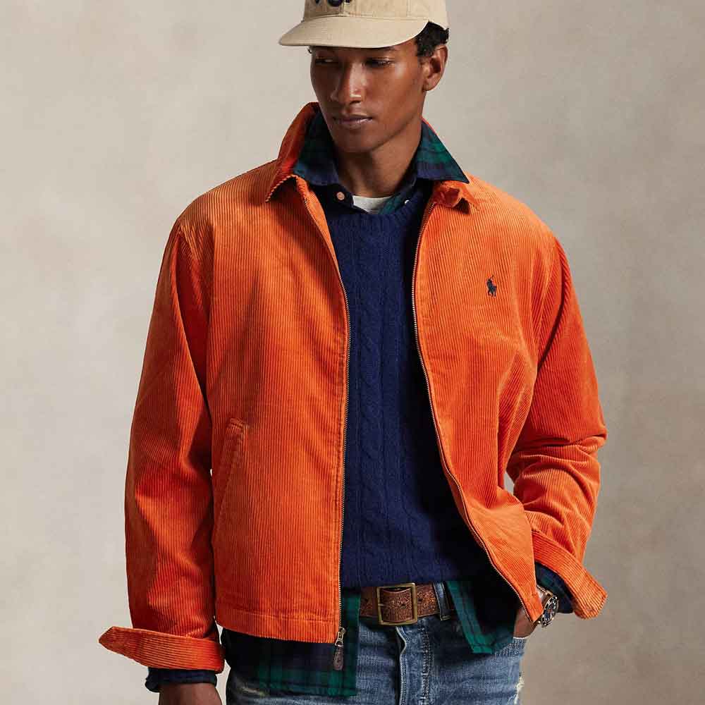 Burnt Orange Corduroy Jacket