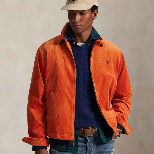 Burnt Orange Corduroy Jacket