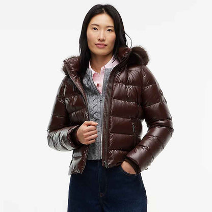 Glossy Puffer Jacket