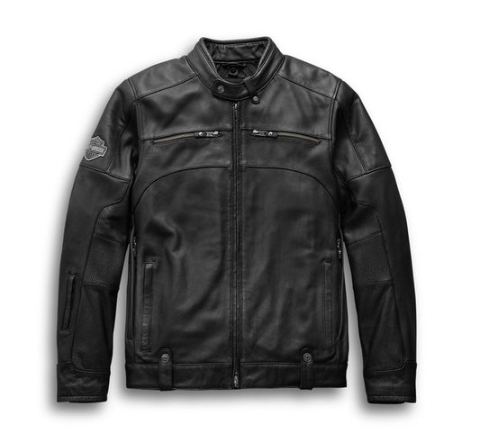 Men's Harley Davison Motorcycle Jacket Genuine Leather Motorbike Jacket - bombersflight