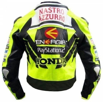 High Quality Leather Honda Nastro Motorcycle Jacket For Racing - bombersflight