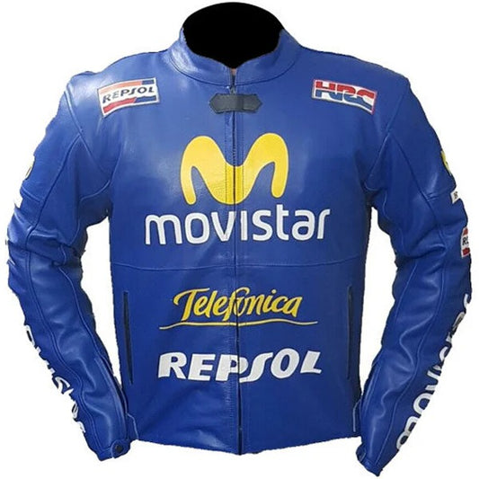 Honda Repsol Cx Cowhide Motorbike Leather Jacket On Sale - bombersflight