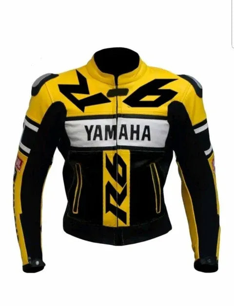 Yamaha R6 Leather Jacket Trending Cowhide Motorbike Jacket - bombersflight