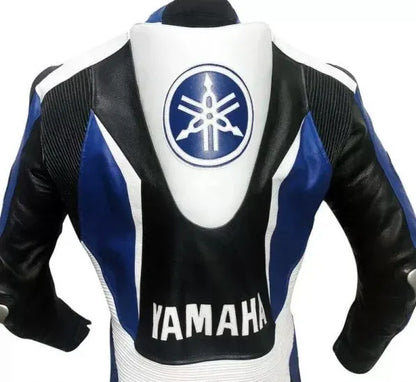 Trending Yamaha Jacket New Motorcycle Cowhide Leather Biker Jacket - bombersflight