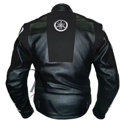 Yamaha Racing Motorcycle Jacket  Trending Genuine Motorbike Leather Jacket - bombersflight