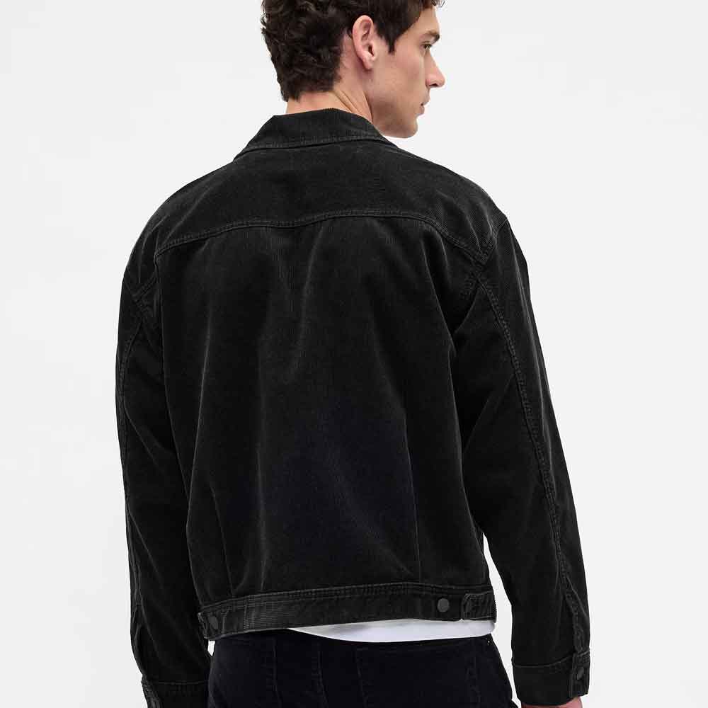 Mens Black Corduroy Jacket