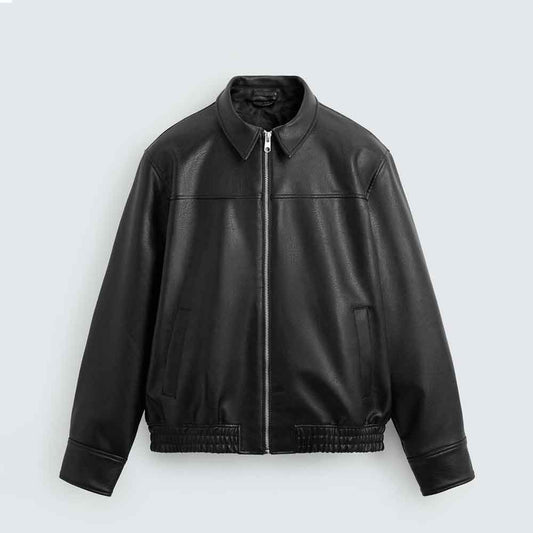 Mens Black Leather Jacket