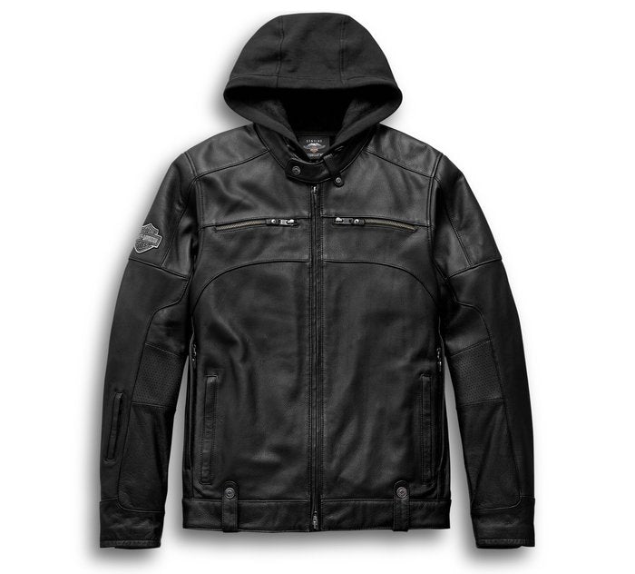 Men's Harley Davison Motorcycle Jacket Genuine Leather Motorbike Jacket - bombersflight