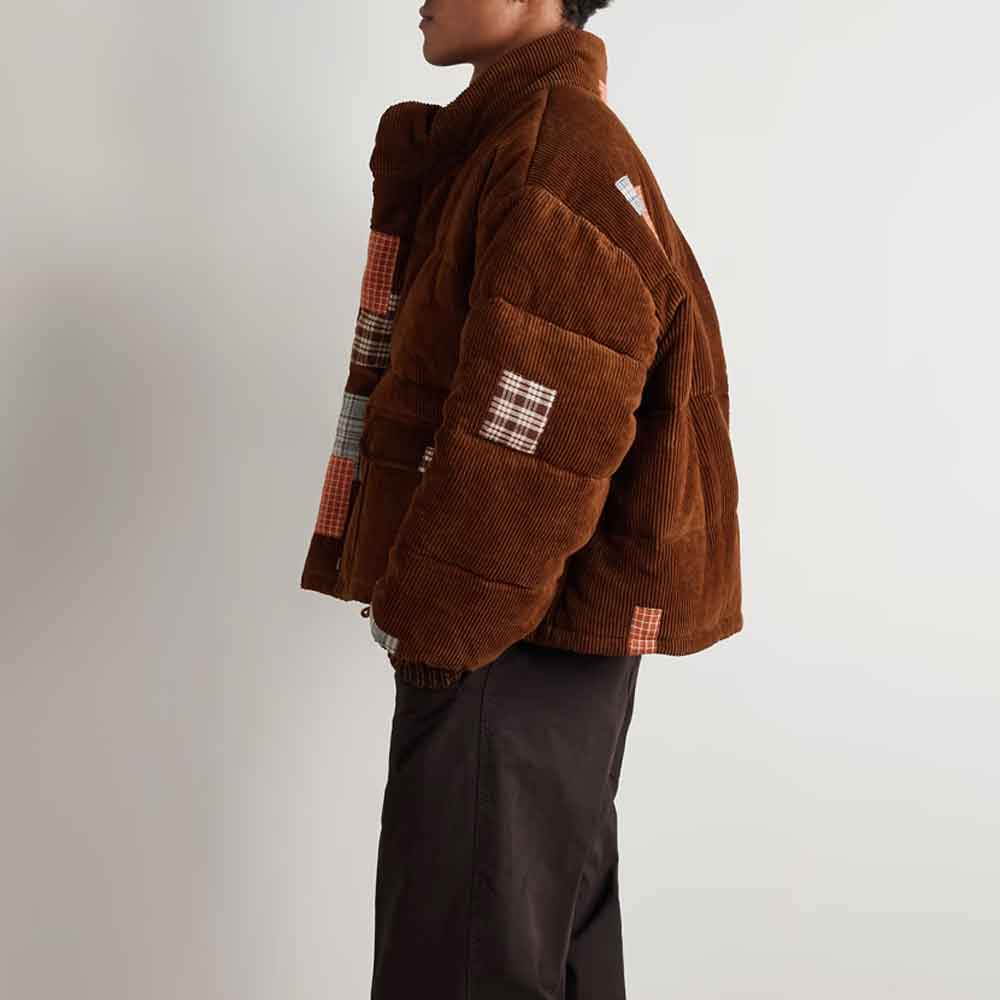 Patchwork Corduroy Jacket For Men