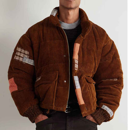 Patchwork Corduroy Jacket