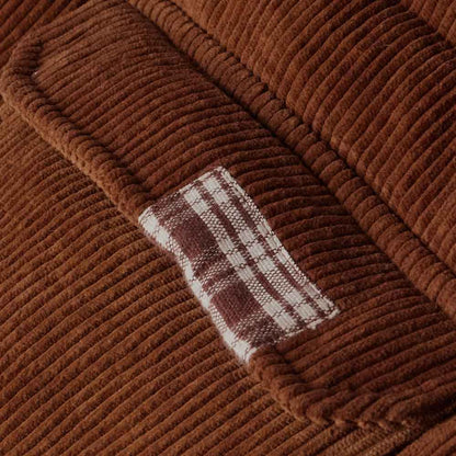 Patchwork Corduroy Jacket For Men